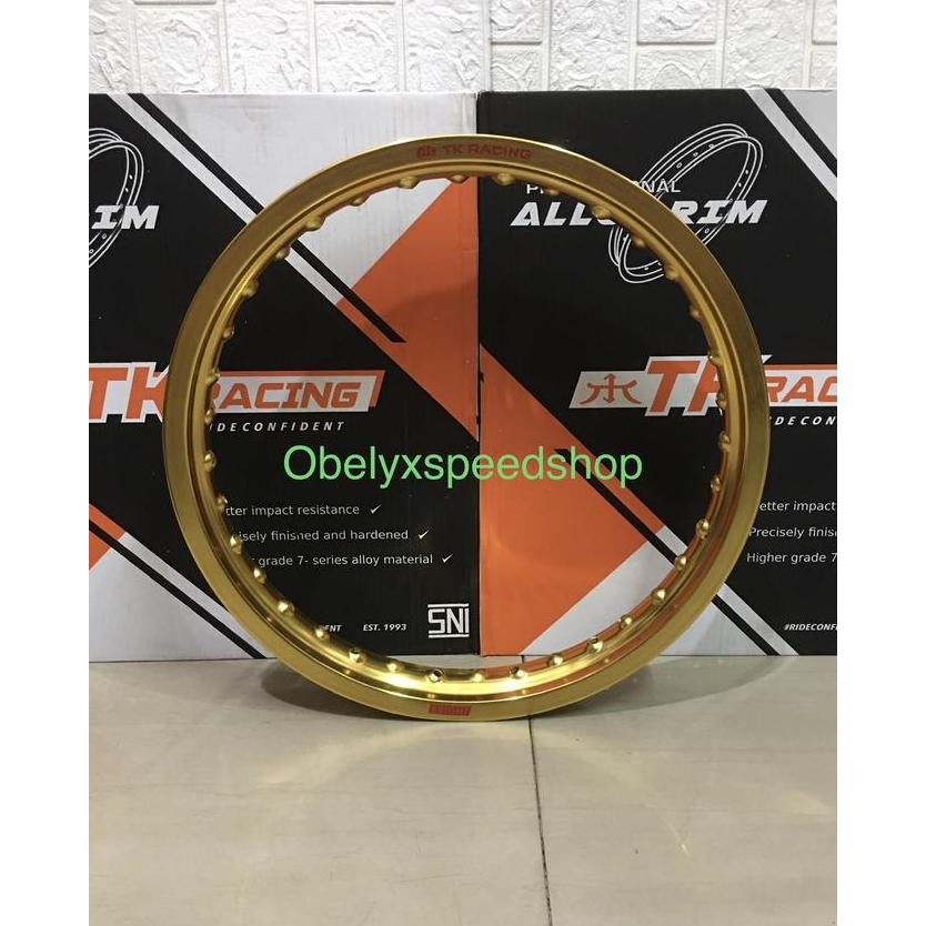 Jual Velg Tk racing / Tk Japan Gold 160 ring 17 | Shopee Indonesia