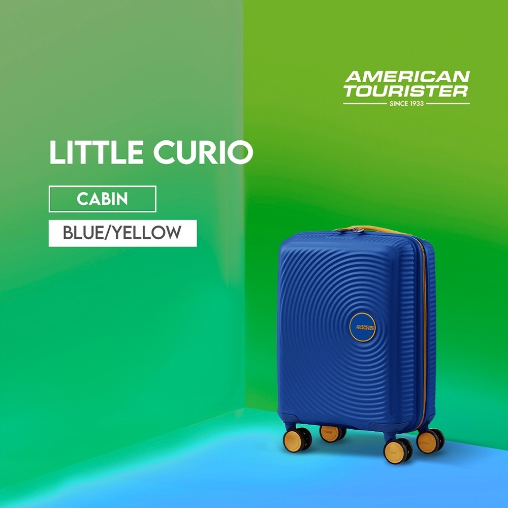 Jual American Tourister Koper Hardcase Little Curio 16 Inch - Blue ...
