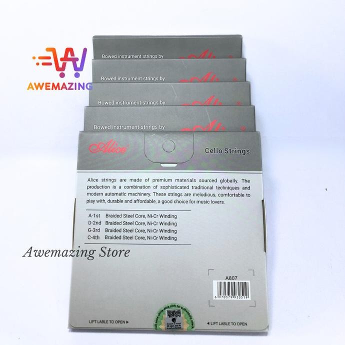 Jual ALICE A807 SENAR CELLO STRINGS SET | Shopee Indonesia