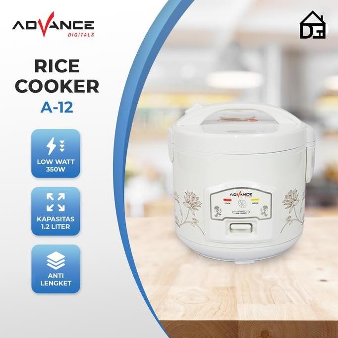 Jual [Cod] Advance Rice Cooker Mini A12 Magicom 1,2 Liter Penanak Nasi ...