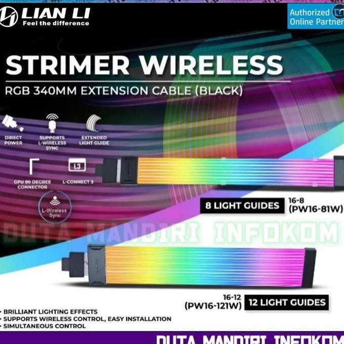 Jual Lian Li Strimer Wireless ARGB - Addressable RGB Power Extension ...