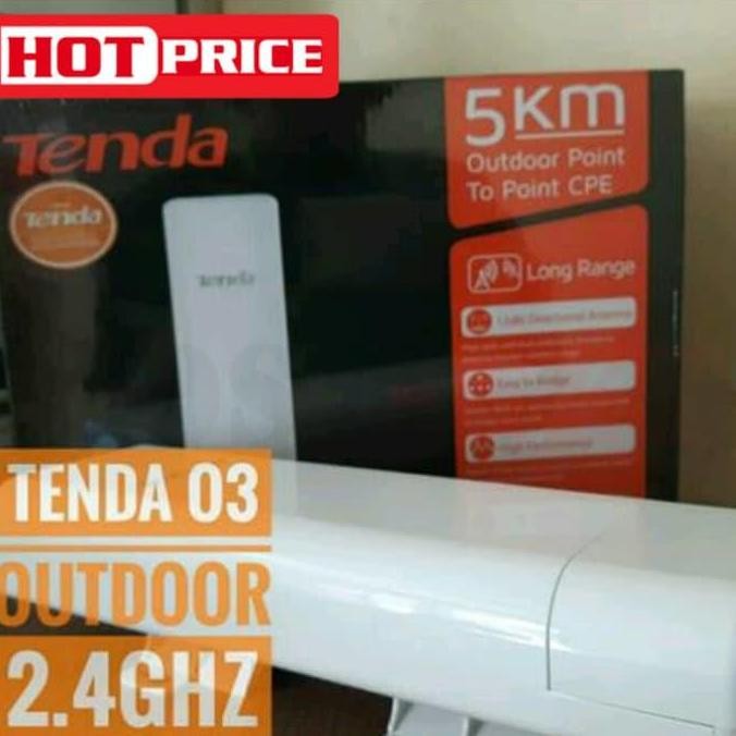 Jual Tenda O3 Outdoor Ap Access Point To Point 2.4Ghz Cpe Router ...