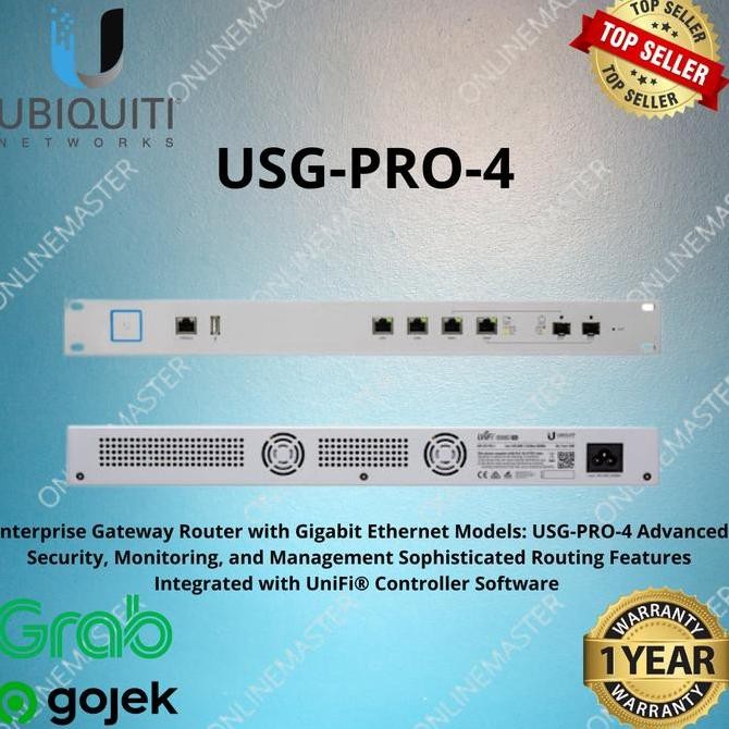 Jual Ubiquity Unifi Security Gateway Pro Usg-Pro-4 New Stok | Shopee ...