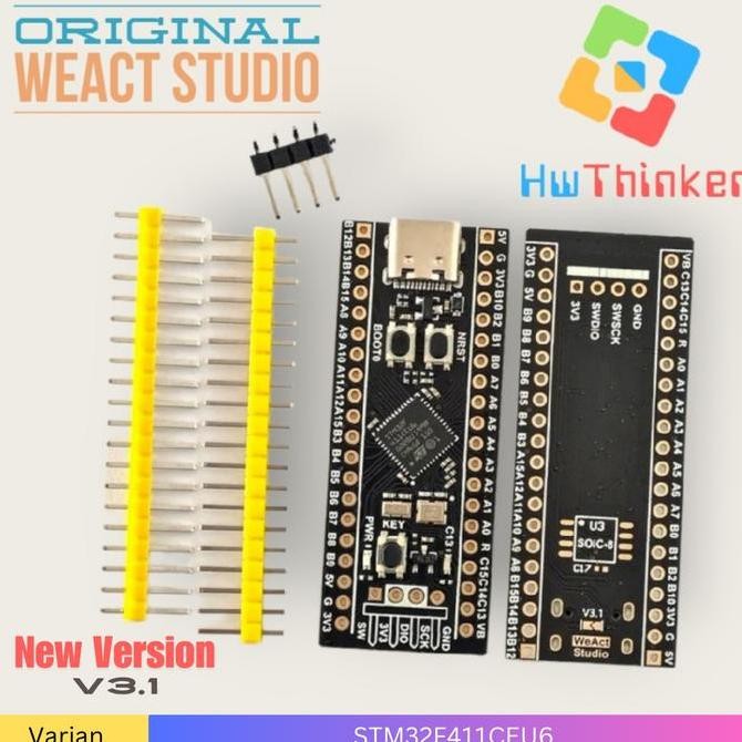 Jual JH8 WeAct STM32F411CEU6 STM32 STM32F4 ARM Cortex M4 Blackpill ...