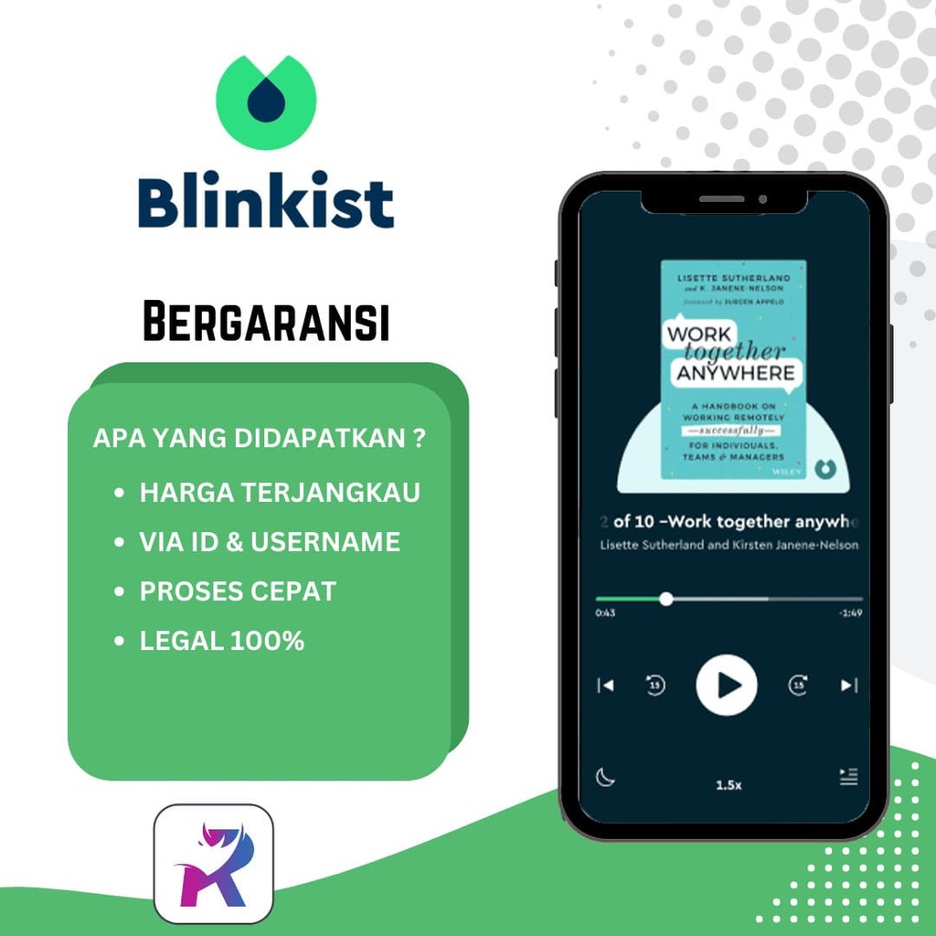 Jual Blinkist Premium 1 Tahun Full Garansi (Proses Tercepat Buka