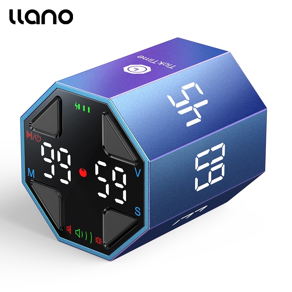 Jual Jam Timer Pomodoro Oktagon Llano Ticktime, Timer Kubus ...