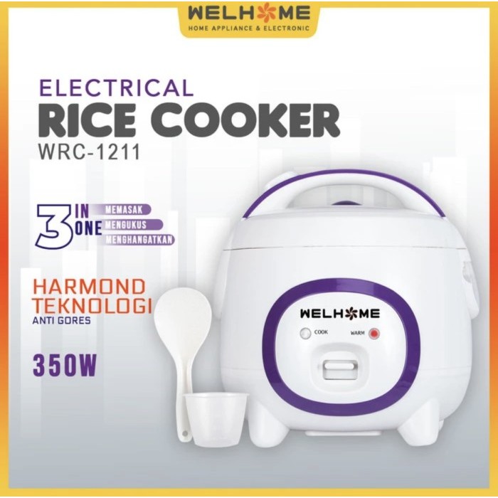 Jual Jual [READY] Rice Cooker Welhome 1.2 L WRC-1211 / Mejikom Kecil