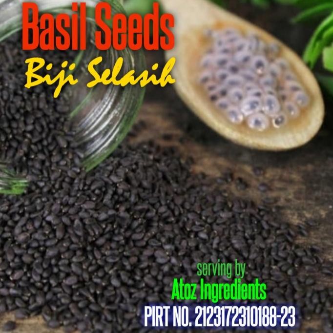 Jual Basil Seed Import 1kg / Biji Selasih Import 1kg KGS | Shopee Indonesia
