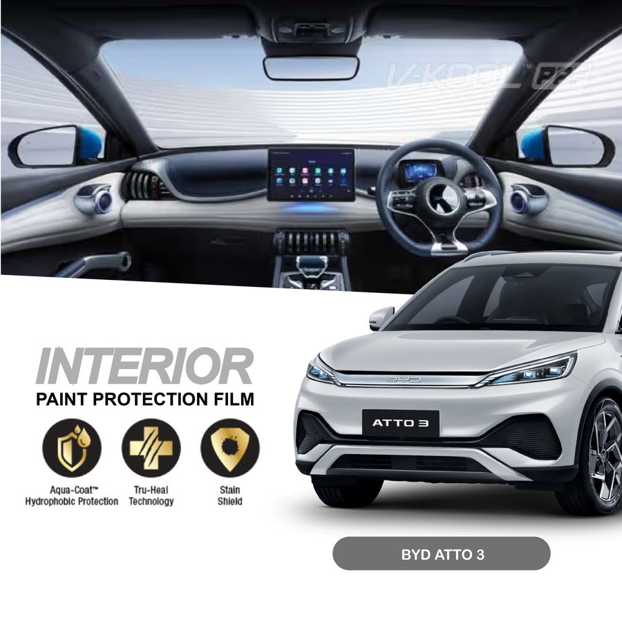 Jual V-KOOL Paint Protection Film Interior BYD ATTO 3 Package | Shopee ...