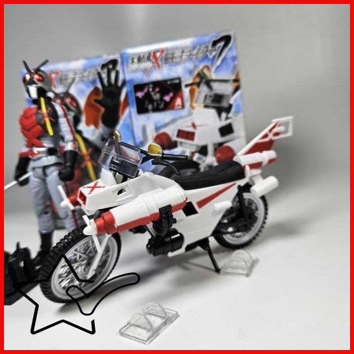 Jual [AGS] SHODO X SHOWA KAMEN RIDER X + CRUISER BIKE BANDAI RARE ...