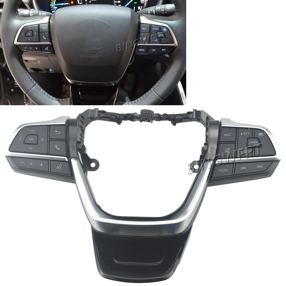 Jual BEST Blue Backlight For Toyota Highlander 2021 2022 2023 New Car ...