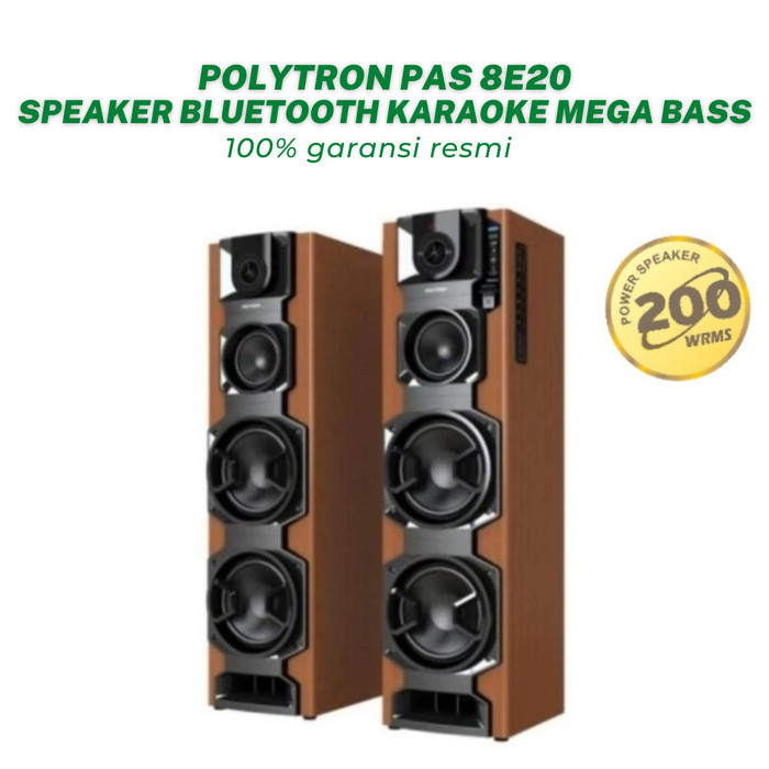 Jual Speaker Aktif Polytron Pas 8E20 Speaker Bluetooth Karaoke Super ...