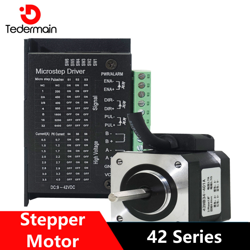 Jual HONYA 42 Stepper Motor High Torque Hybrid Two Phase Stepping Motor ...