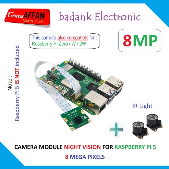 Jual HARGA DISC - Camera Module 8MP Night Vision (with-IR) for ...