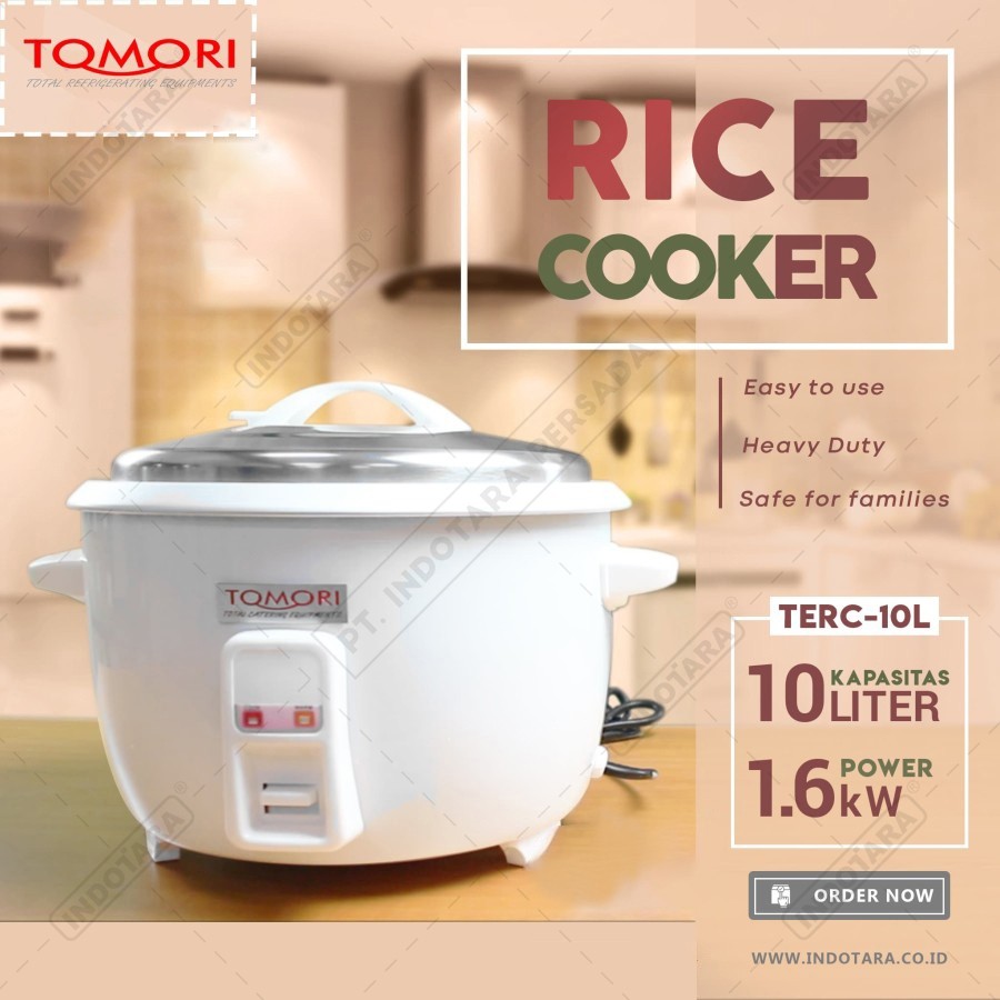Jual Electric Rice Cooker Tomori - TERC 10L | Shopee Indonesia