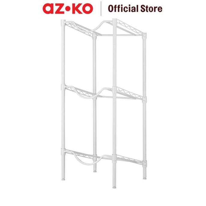 Jual AZKO Krisbow Rak Galon 3 Tingkat - Putih L21T | Shopee Indonesia