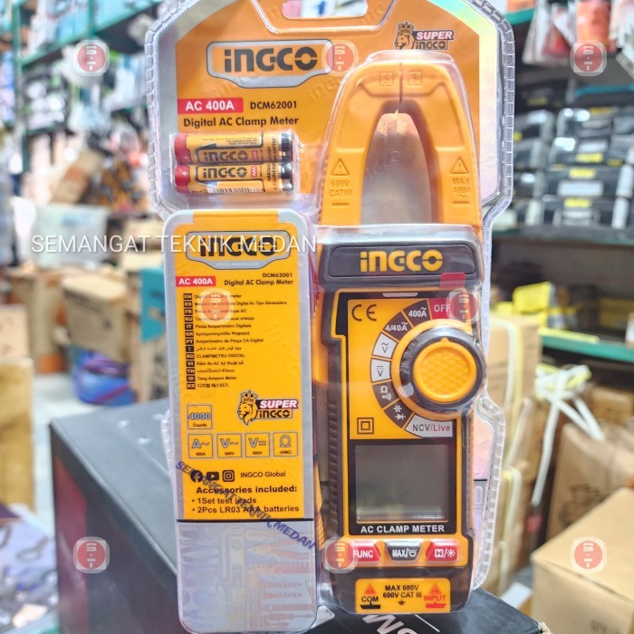 Jual Dcm62001 Dital Lcd Clamp Meter Tang Ampere Jepit Ingco Dcm 62001 ...
