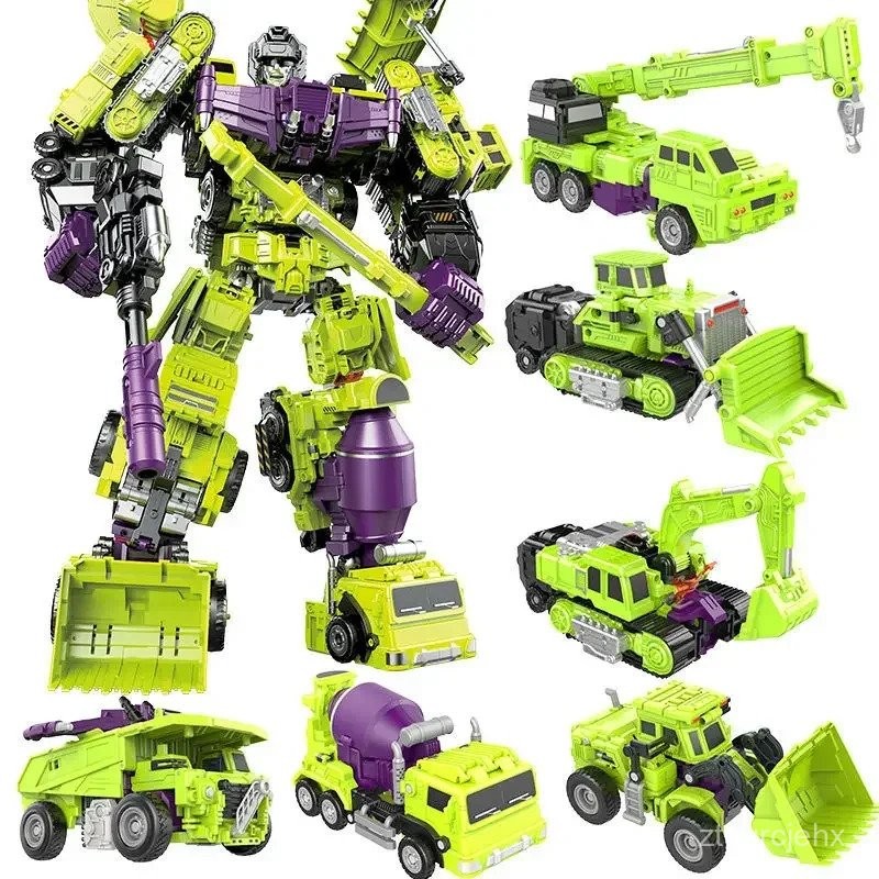 Jual JINJIANG 6 IN 1 Hook Transformation KO GT Devastator Action Figure ...