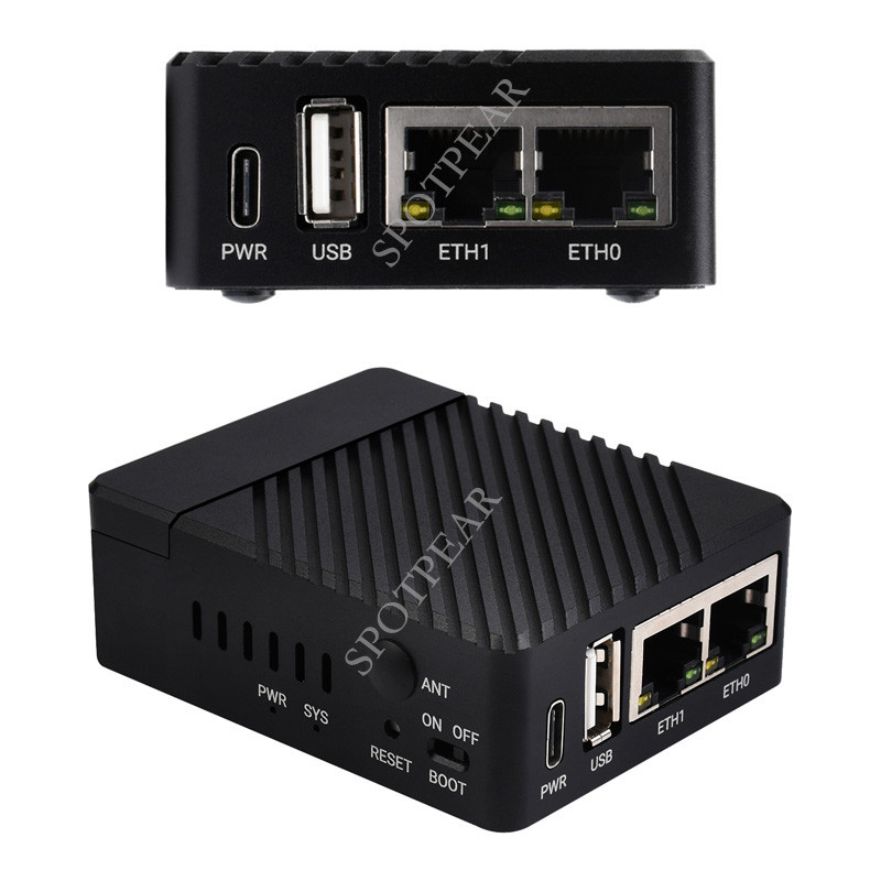 Jual WEASH Raspberry Pi CM4 dual ETH mini Open-source Router Board ...