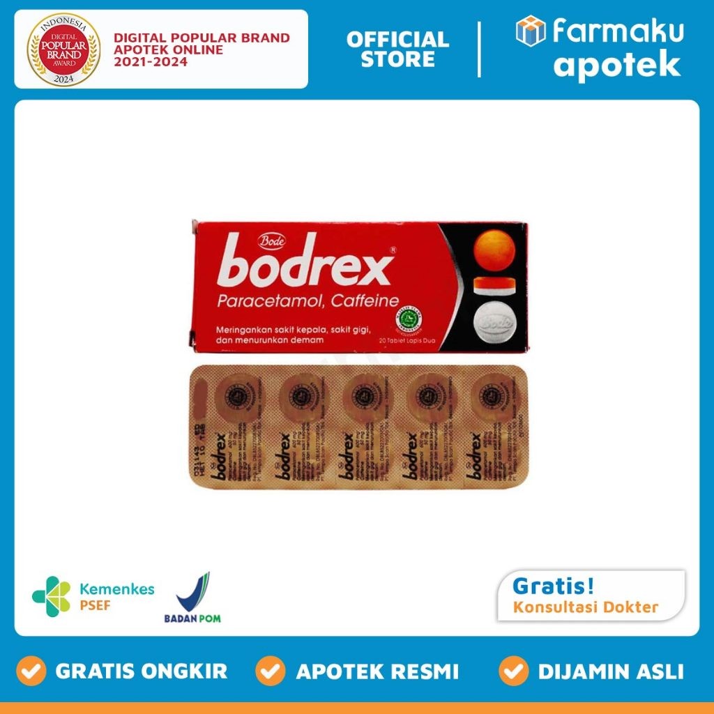 Jual Bodrex Strip 10 Tablet - PSG | Shopee Indonesia