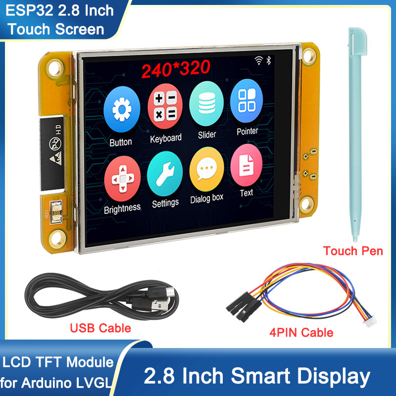 Jual JETS ESP32 2.8 Inch Screen Development Board for Arduino LVGL WIFI ...