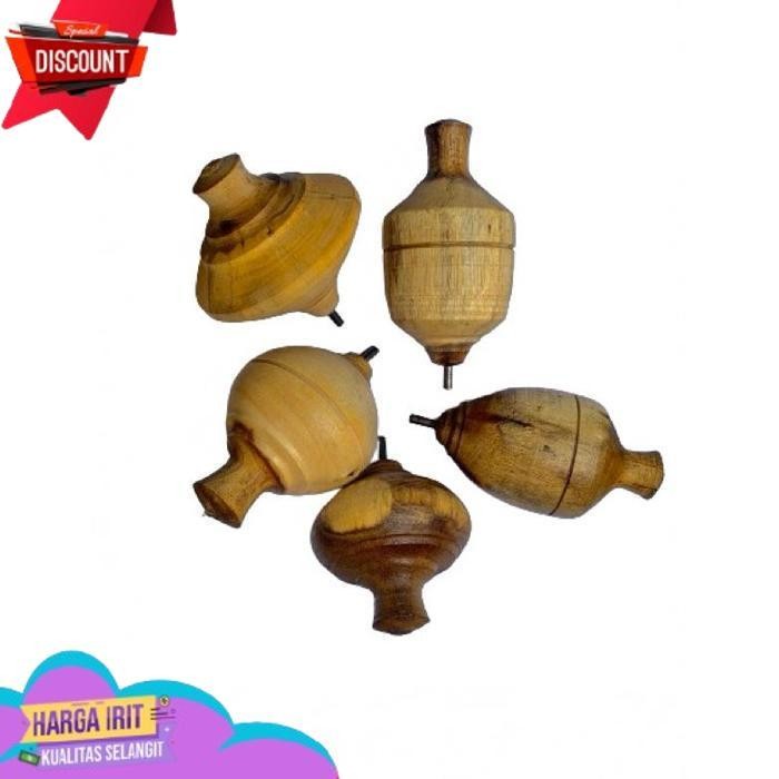 Jual Today Panggal Kayu Sedang-Gangsing Kayu Sedang-Mainan Tradisional ...