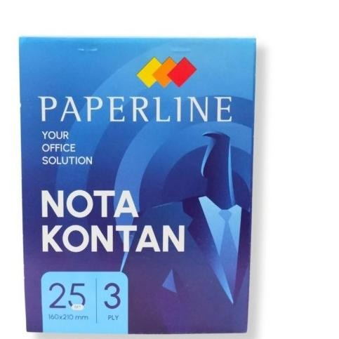 Jual New!! Buku Nota Bon 3 Rangkap Kecil Paperline Per Pack Isi 10 Buku ...
