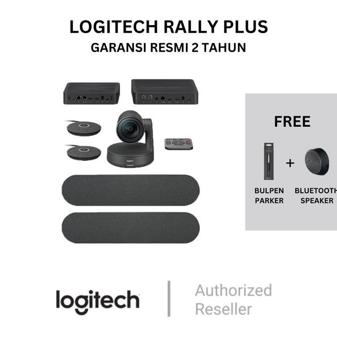 Jual Logitech Rally Plus Video Conference Ultra Hd - Resmi 2 Tahun New ...