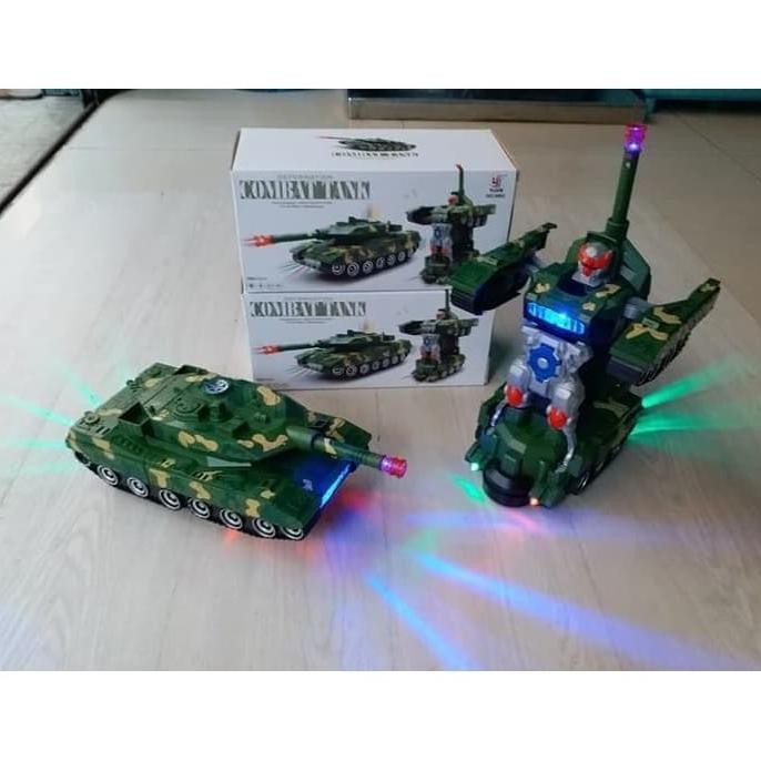 Jual MAINAN MOBIL ROBOT COMBAT WAR TANK DEFORMATION MILITARY WAR TANK ...