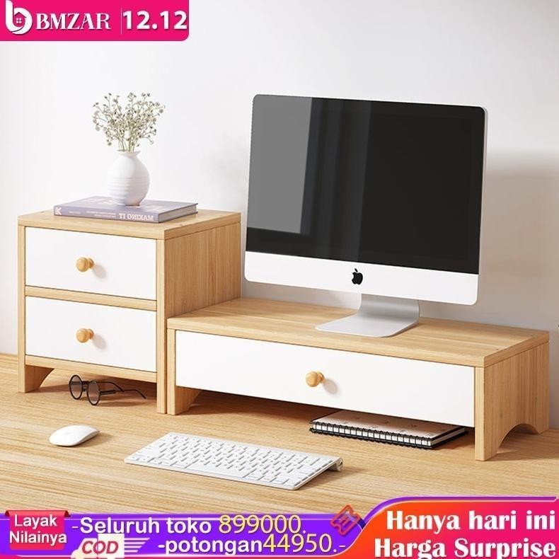 Jual Table Rack Desk Organizer Rak Meja Serbaguna Rak Buku Kayu Meja ...