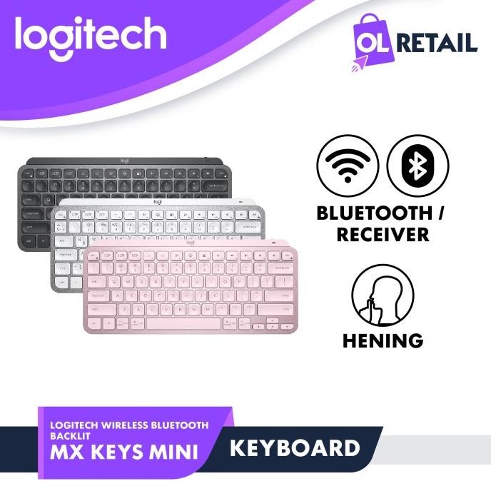 Jual Logitech Mx Keys Mini Keyboard Logitech Wireless Bluetooth Backlit ...