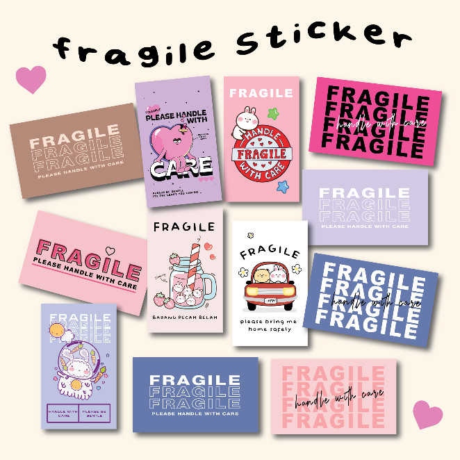 Jual Fragile Sticker Terlengkap & Harga Terbaru Juli 2026 | Shopee ...