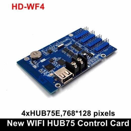 Jual modul Controller LED Huidu HD-WF4 Wifi untuk RGB Full Color hub 75 ...