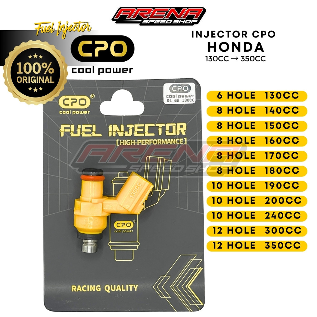 Jual CPO Cool Power Injector Racing Honda 6 8 10 12 Hole 130CC up to ...