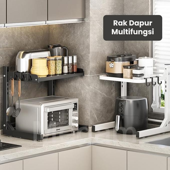 Jual Megam Rak Dapur Multifungsi Rak Oven Microwave Rak Penyimpanan ...