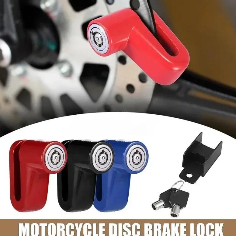 Jual Motorcycle Anti-Theft Lock Bicycle Wheel Disc Brake Lock Padlock ...