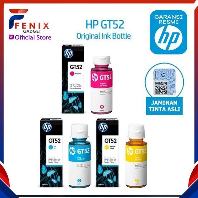 Jual Tinta Printer Hp Gt52 Ink Smart Tank 319 419 500 519 615 Original ...