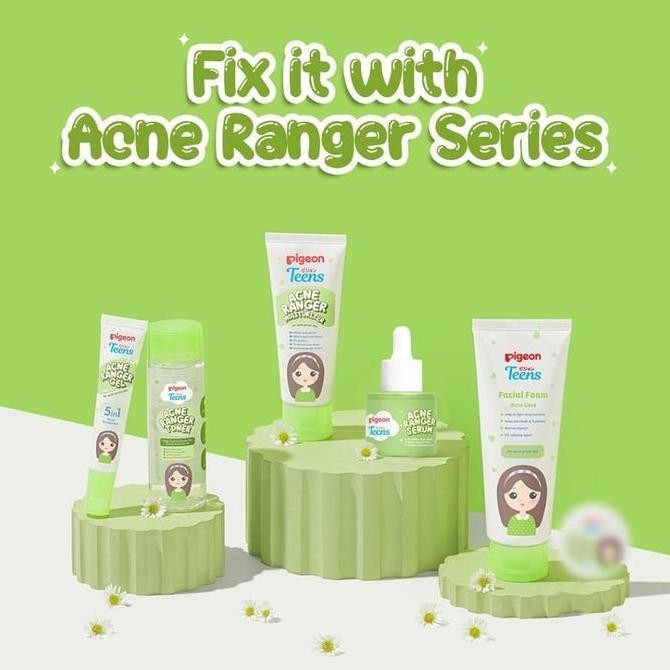 Jual TERLARIS - Pigeon Teens 1 Paket Lengkap Acne Ranger Full Power ...