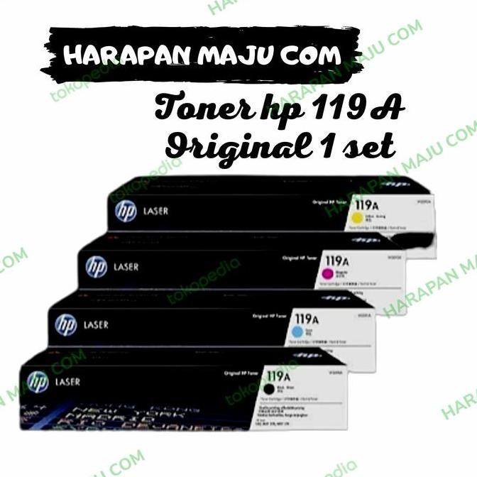 Jual Toner Hp 119A Original (1Set) New Stok | Shopee Indonesia