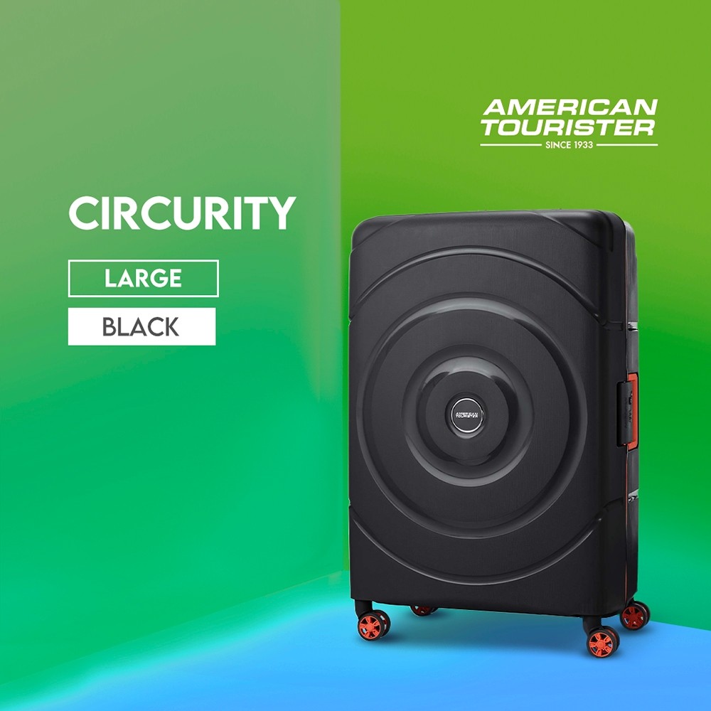 Jual American Tourister Koper Hardcase Circurity Large 28 Inch - Black ...