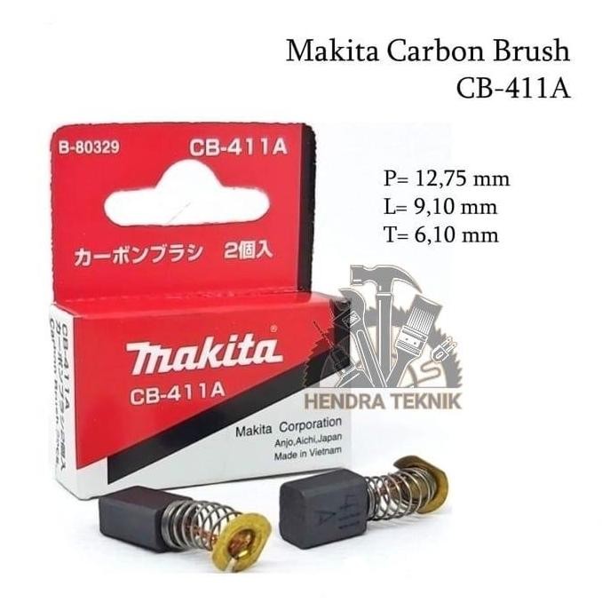 Jual KNH - ORIGINAL CARBON BRUSH CB100 CB153 CB411 CB459 MAKITA ASLI ...