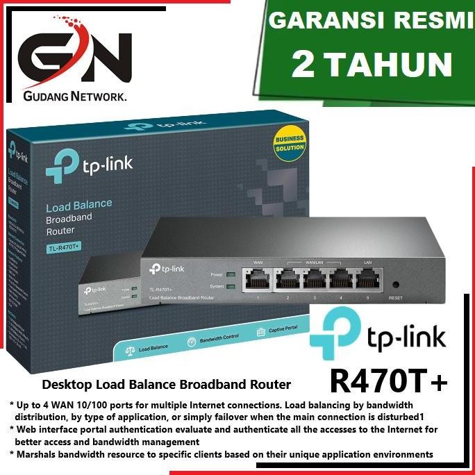 Jual Tp-Link Load Balance Broadband Router Tl-R470T+ | Shopee Indonesia