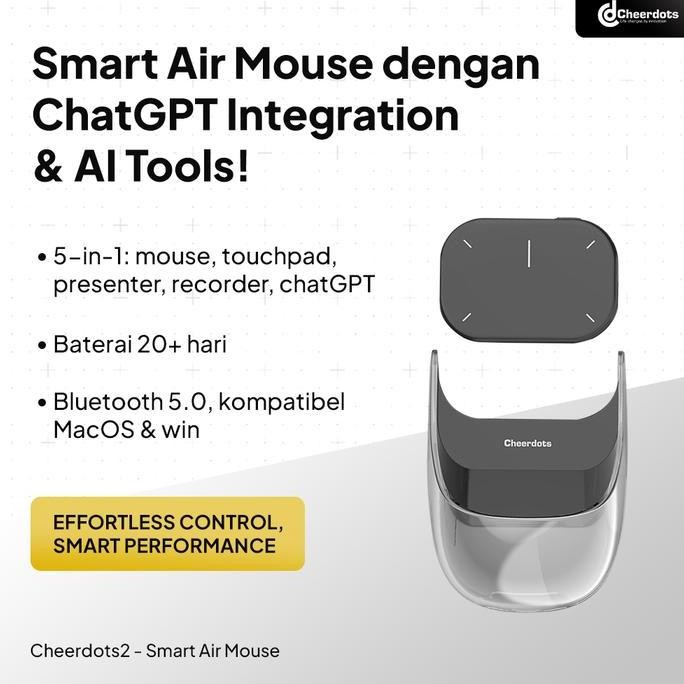 Jual NEW Cheerdots 2 Smart Air Mouse | ChatGPT Integration, AI ...