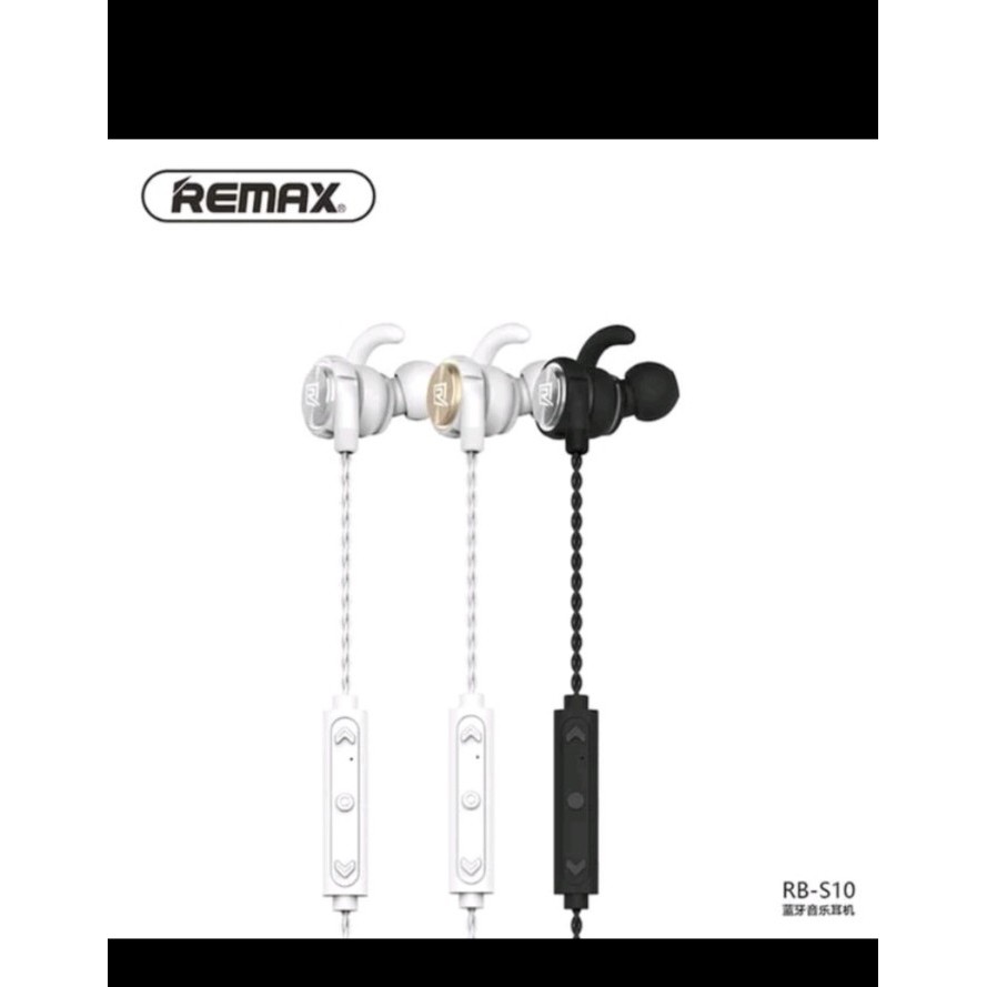 Jual Remax bluetooth earphone rb-s10 | Shopee Indonesia