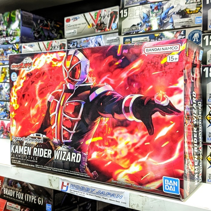 Jual Figure-Rise Standard Kamen Rider Wizard Flame Style | Shopee Indonesia