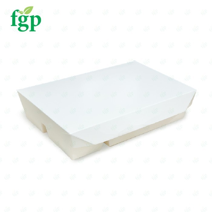 Jual PAPER LUNCH BOX SEKAT 4 FOOD GRADE PACK (FGP) | Shopee Indonesia