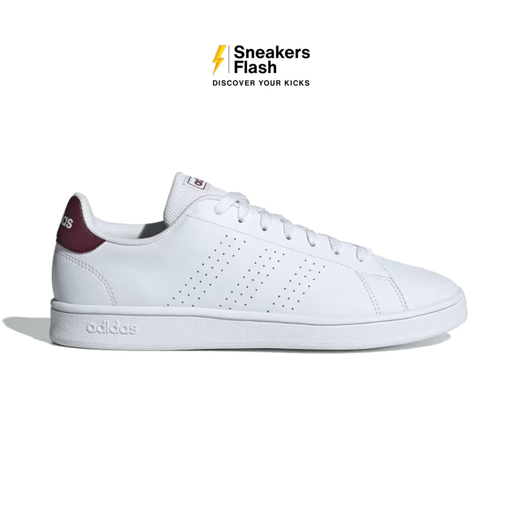 Jual ADIDAS Advantage Base White Red Sepatu Sneakers Pria - IF8557 ...