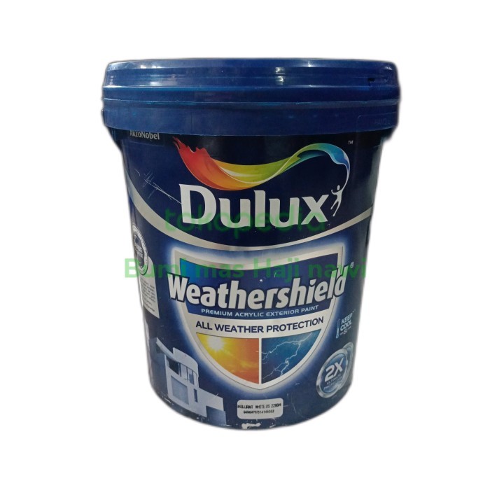 Jual Duluxe Weathershield Brilliant White / Cat Tembok Dulux ...