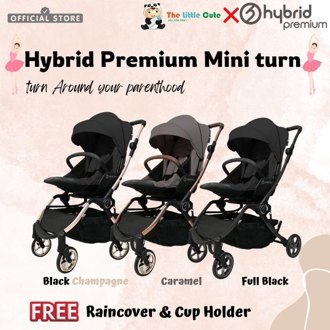 Jual Hybrid Premium Mini Turn Stroller Stroller Reversible Seat ...