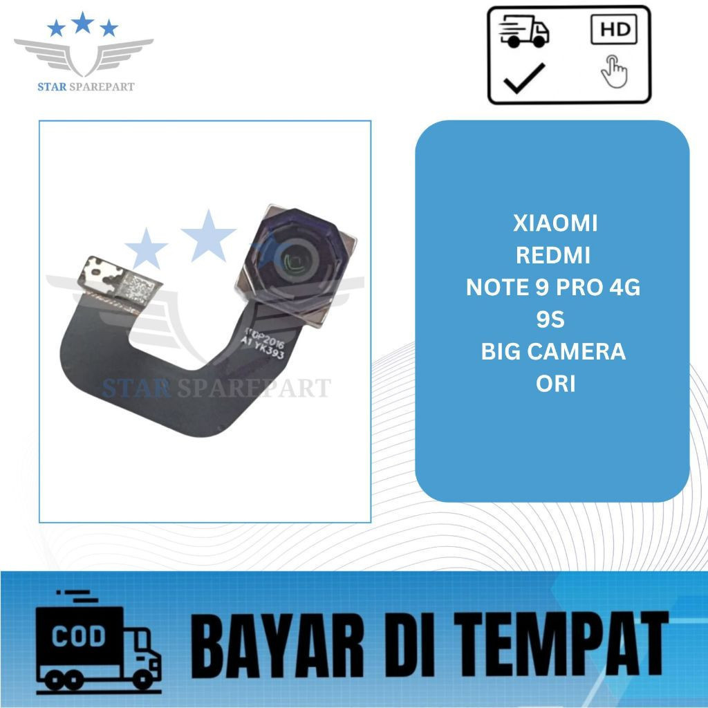 Jual CAMERA XIAOMI REDMI NOTE 9 PRO ( 4G ) / NOTE 9S BIG ORI | Shopee ...